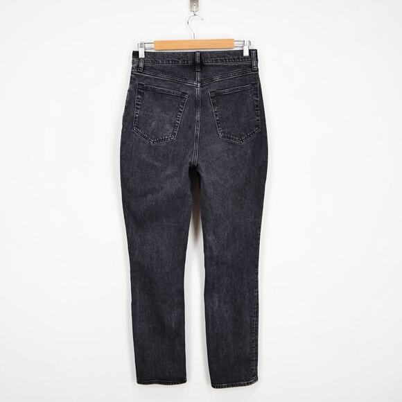 Abercrombie & Fitch Curve Love 90's Slim Straight Ultra High Rise Jean Size 30 - Picture 4 of 7